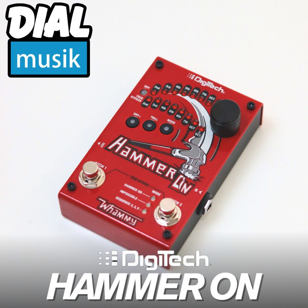 Digitech Whammy Hammer On - Seven Pedals is One Hammer On - Pedal Digitech Hammer On Original