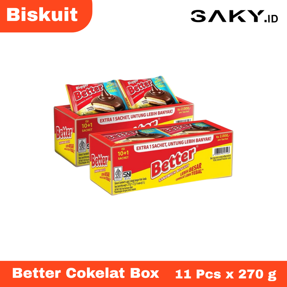 

Better Biskuit Cokelat Box - Delicious Snack Pack