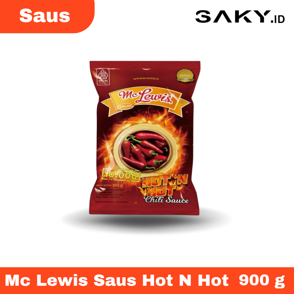 

McLewis Hot n Hot Chilli Sauce Saus Sambal 900g