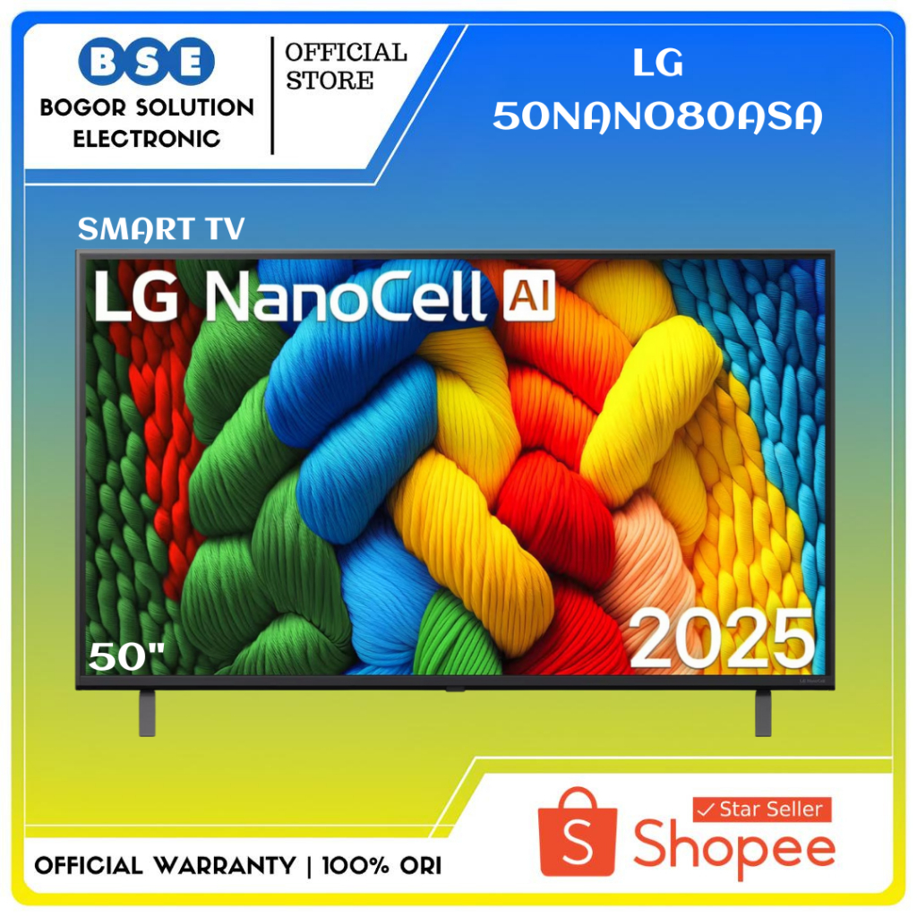 TV LG NanoCell 50 Inch LG 50NANO80ASA 4K HDR Smart TV LG NANO80 50 Inch LG 50NANO80
