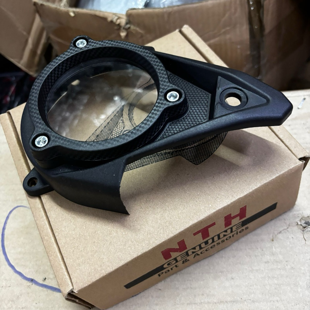 Sambungan Cover CVT Vario 125 150 Cover CVT Carbon Vario All New 125 150 2018-2022  Akrilik Kaca Tra