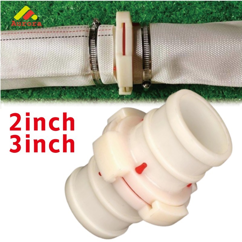 Sambungan Selang Irigasi Plastik 2 Inch 3 Inch Fungsi Sambung Cepat Tahan Air untuk Pertanian Tani S