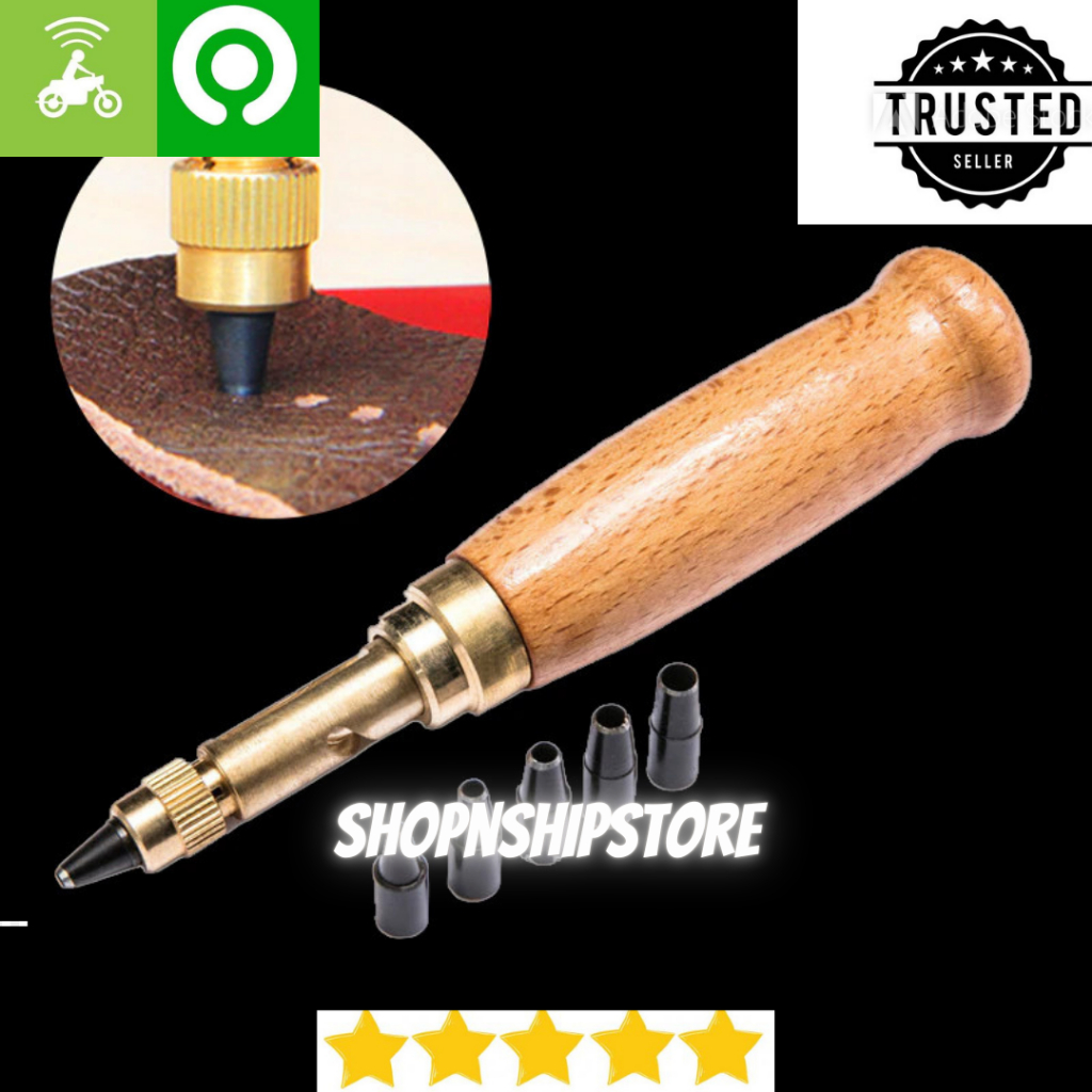 

Push Hole Puncher Pembolong Lobang Tekan Lubang Screw Punch Pelubang Japanese Screw Punch Alat Pembolong Tali Pinggang Kulit