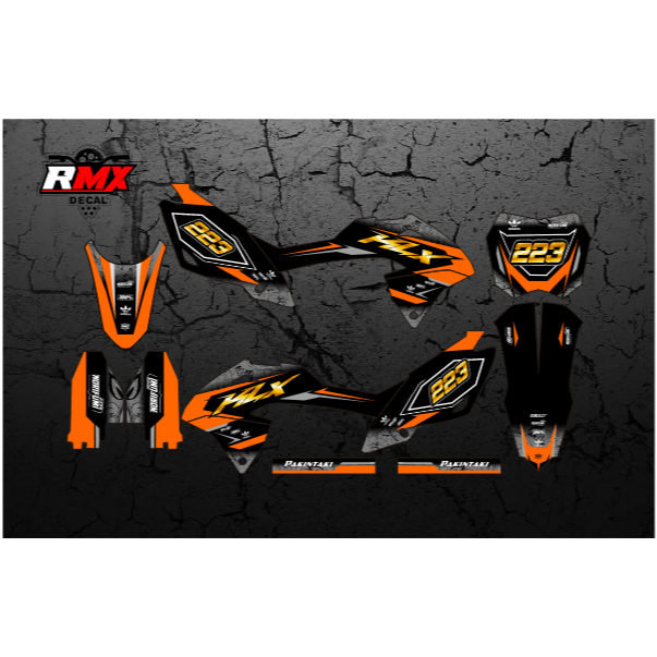 DECAL KLX BF FULLBODY (072) DEKAL STIKER KLX 150 BF/G/L/SE/EXTREME/NEW 2016 2017 2018 2019 2020 2021