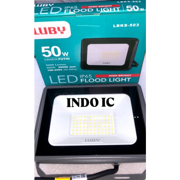 LAMPU SOROT LED 50W IP65 PUTIH