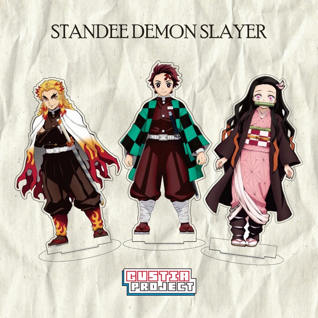 Standee Demon Slayer/KNY | 11cm | Standing Akrilik Karakter