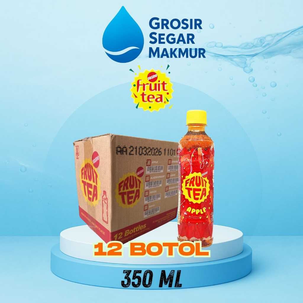 

FRUIT TEA APEL 350 ml botol ( 1 dus 12 botol )