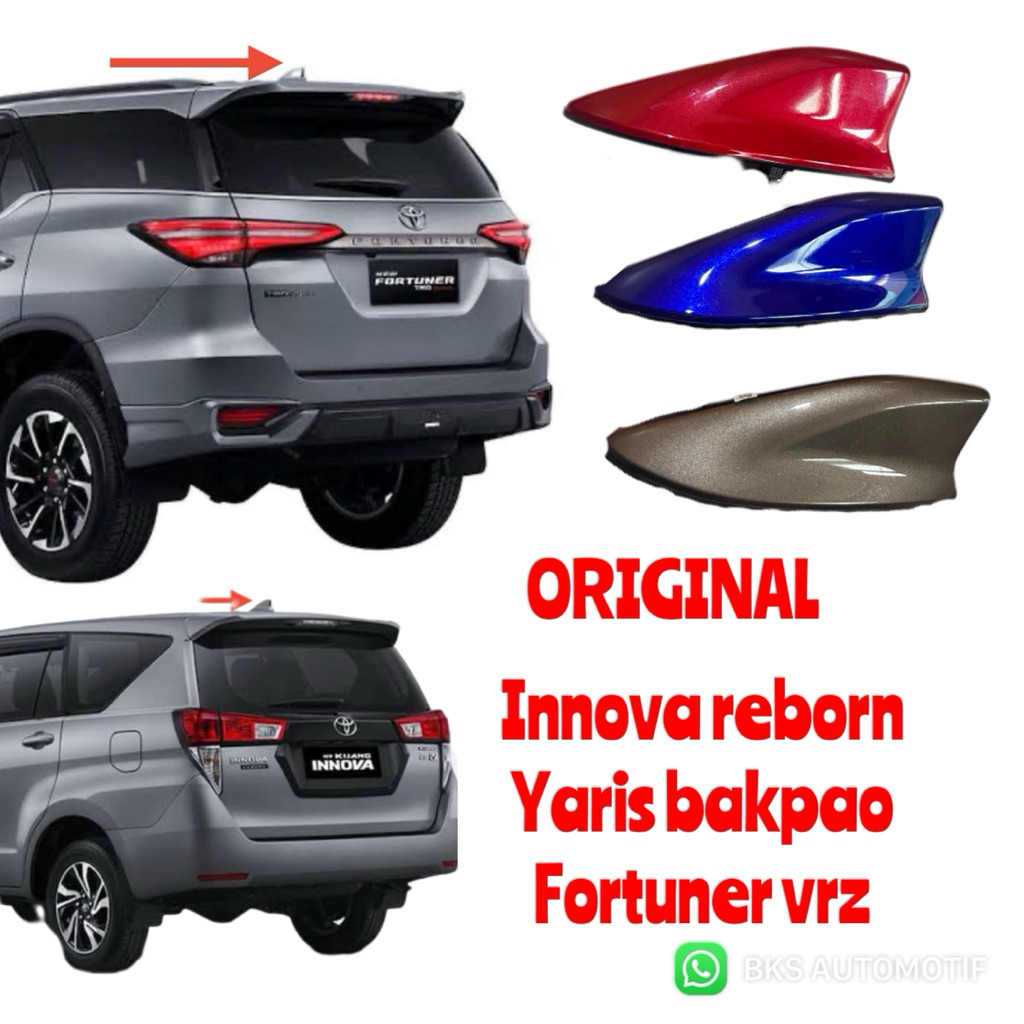ANTENA SIRIP HIU INNOVA REBORN FORTUNER VRZ INNOVA ZENIX YARIS ORIGINAL