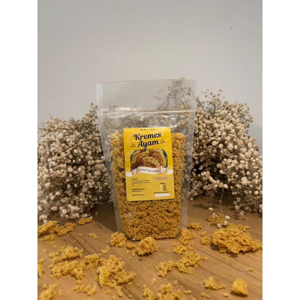 

Kremes Ayam Renyah 150gr - Toping Ayam/ Nasi | Kremesan Ayam Siap Makan