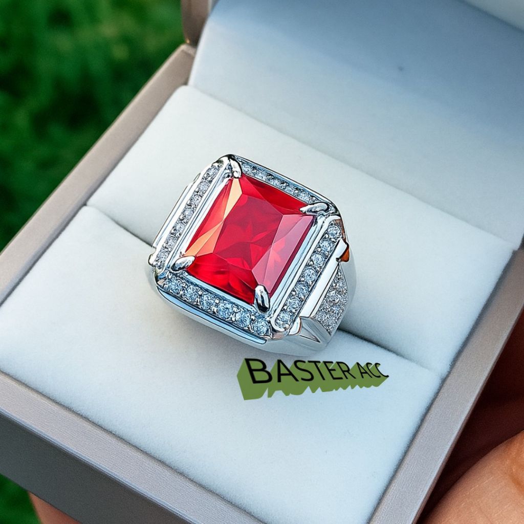 CINCIN BATU MERAH SIAM BANGKOK KOTAK SIAP PAKAI