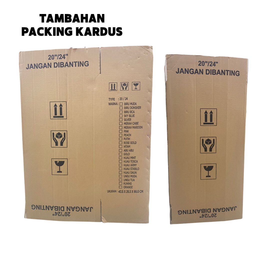 

[BISA INSTANT] MAPLE KARDUS KOPER (WAJIB UNTUK KOPER) / KARTON TEBAL KOPER TROLLEY UNTUK PENGAMAN SAFETY TAMBAHAN