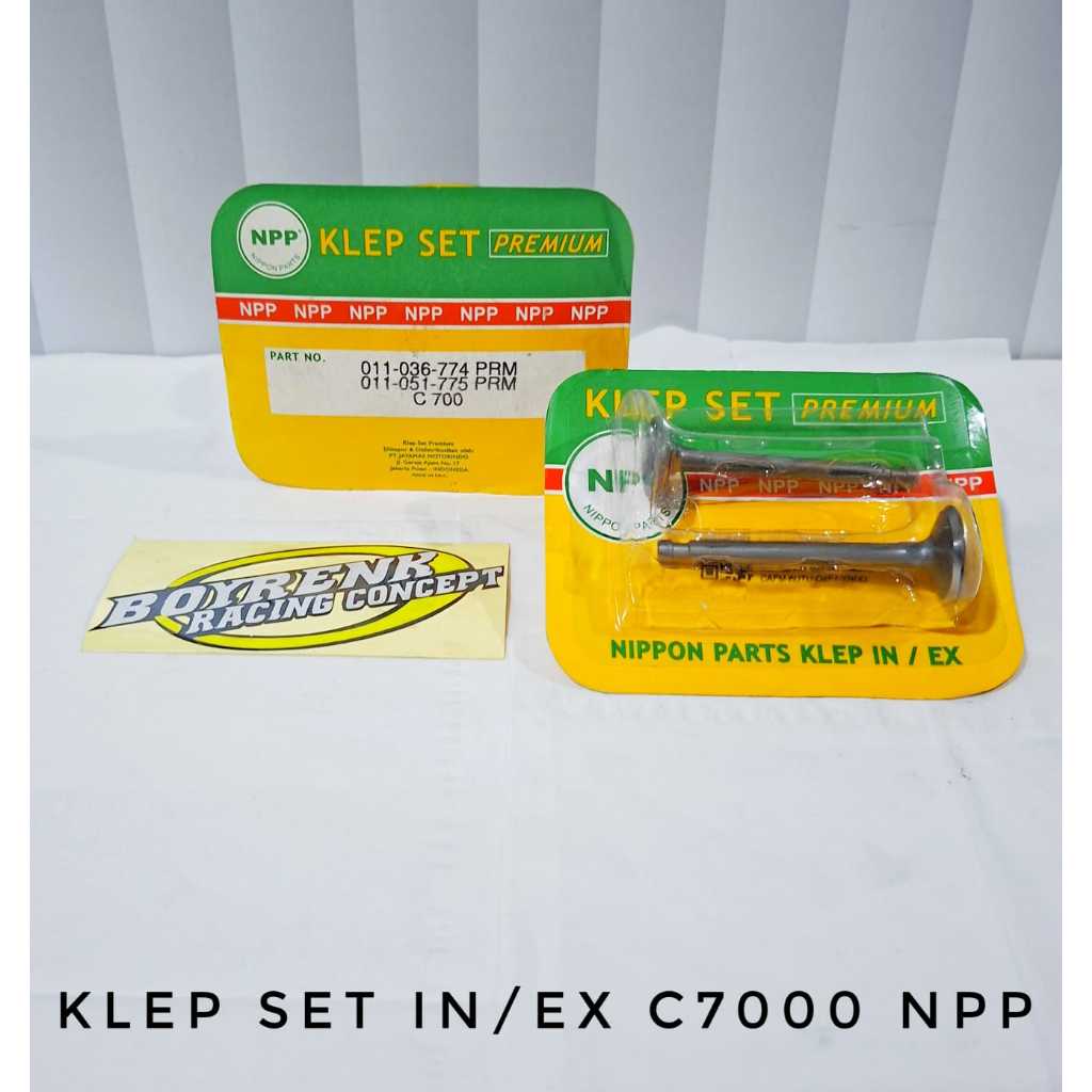 KLEP SET | PAYUNG KLEP HONDA C70 C700 NPP PREMIUM - BOYRENK RACING