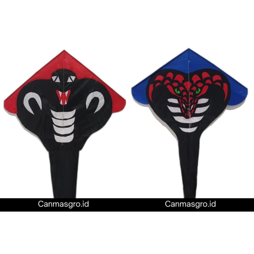 Layangan Hias Kain Ular Cobra