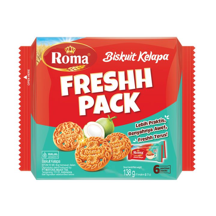 

BISKUIT ROMA 138 GRAM (FRESHPACK)