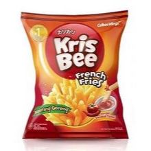 

KRISBEE FRIES CRUNCHY JAGUNG BAKAR MENTEGA / FRENCH FRIES [ 10pcs x 18gr ] RENTENG