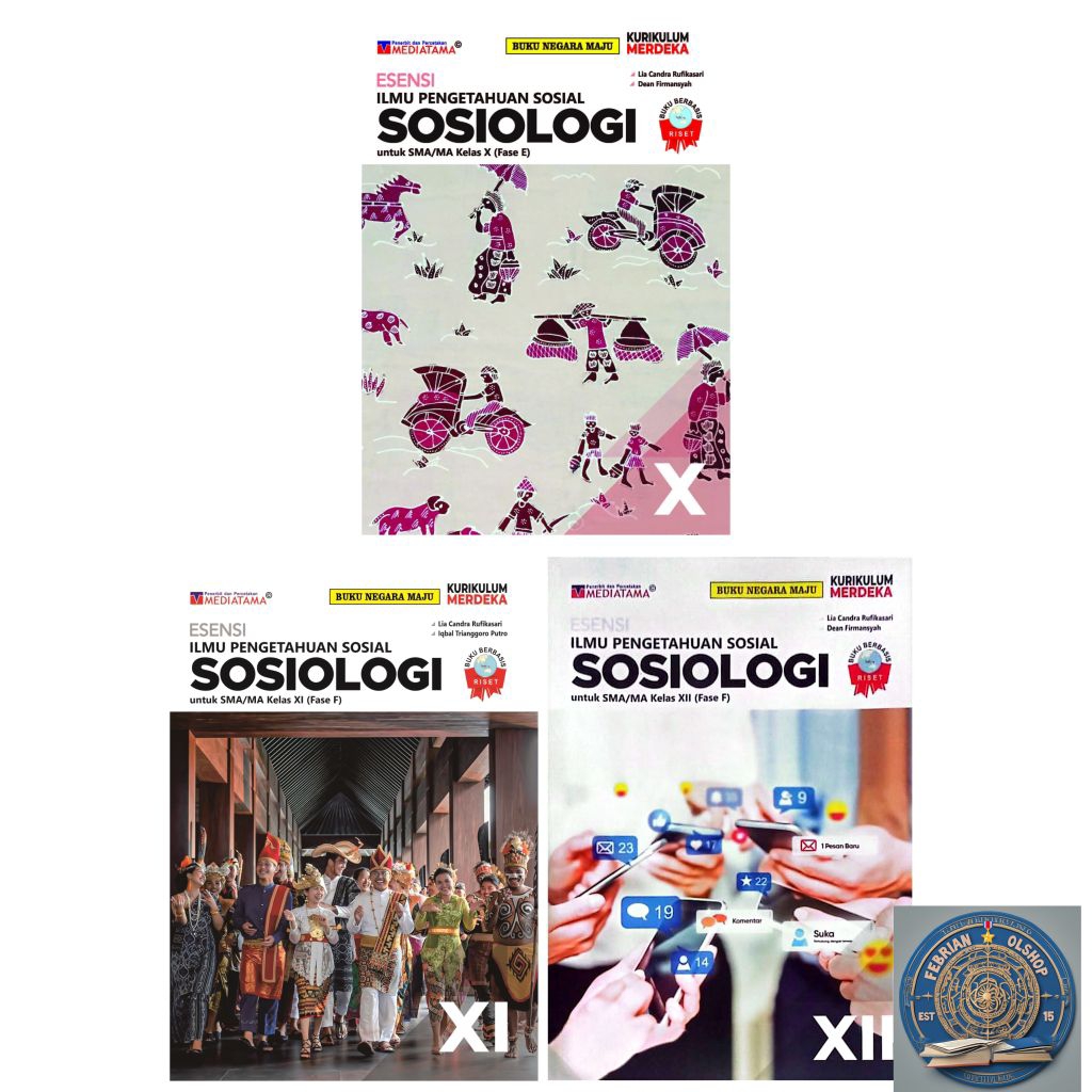 ESENSI SOSIOLOGI SMA/MA KELAS 10 11 12 KURIKULUM MERDEKA MEDIATAMA