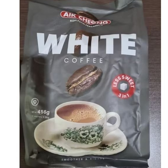 

AIK CHEONG WHITE COFFEE PER BUNGKUS ISI 12 SASHETS