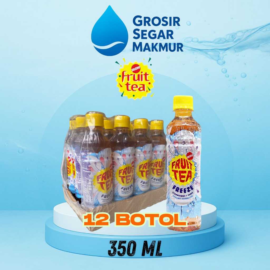 

FRUIT TEA FREEZE 350 ml botol ( 1 dus 12 botol )