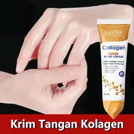 Collagen Krim Tangan Pemutih Cream Tangan Keriput Dan Kasar krim pelembut tangan kering dan keriput 