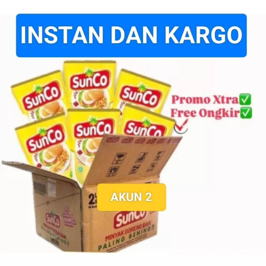 

INSTAN KARGO MINYAK GORENG MURAH SUNCO 2L