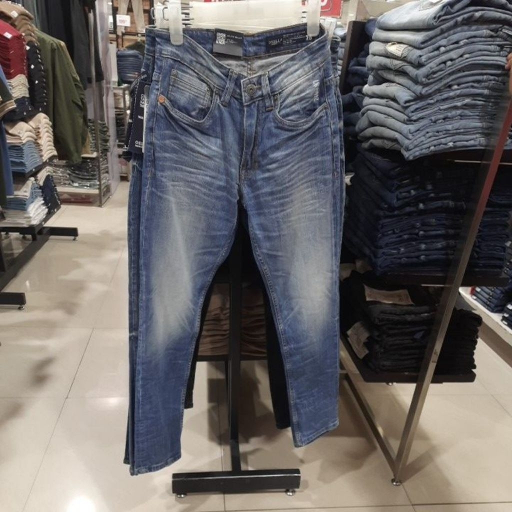 Osella men celana jeans panjang pria slim fit original