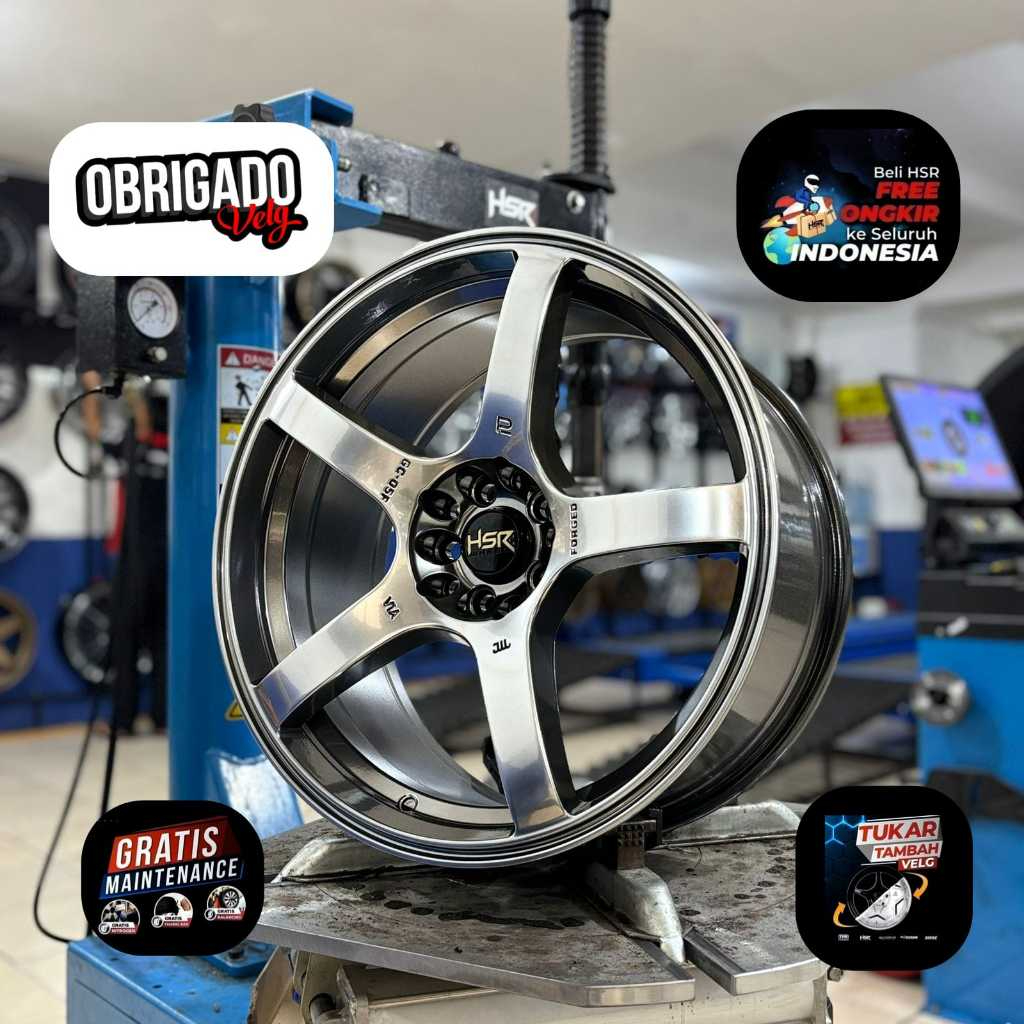 Velg Mobil Ring 18 HSR Tendon R18 Hyper Black untuk All New Xenia Avanza Innova Juke Xpander Rush Ze