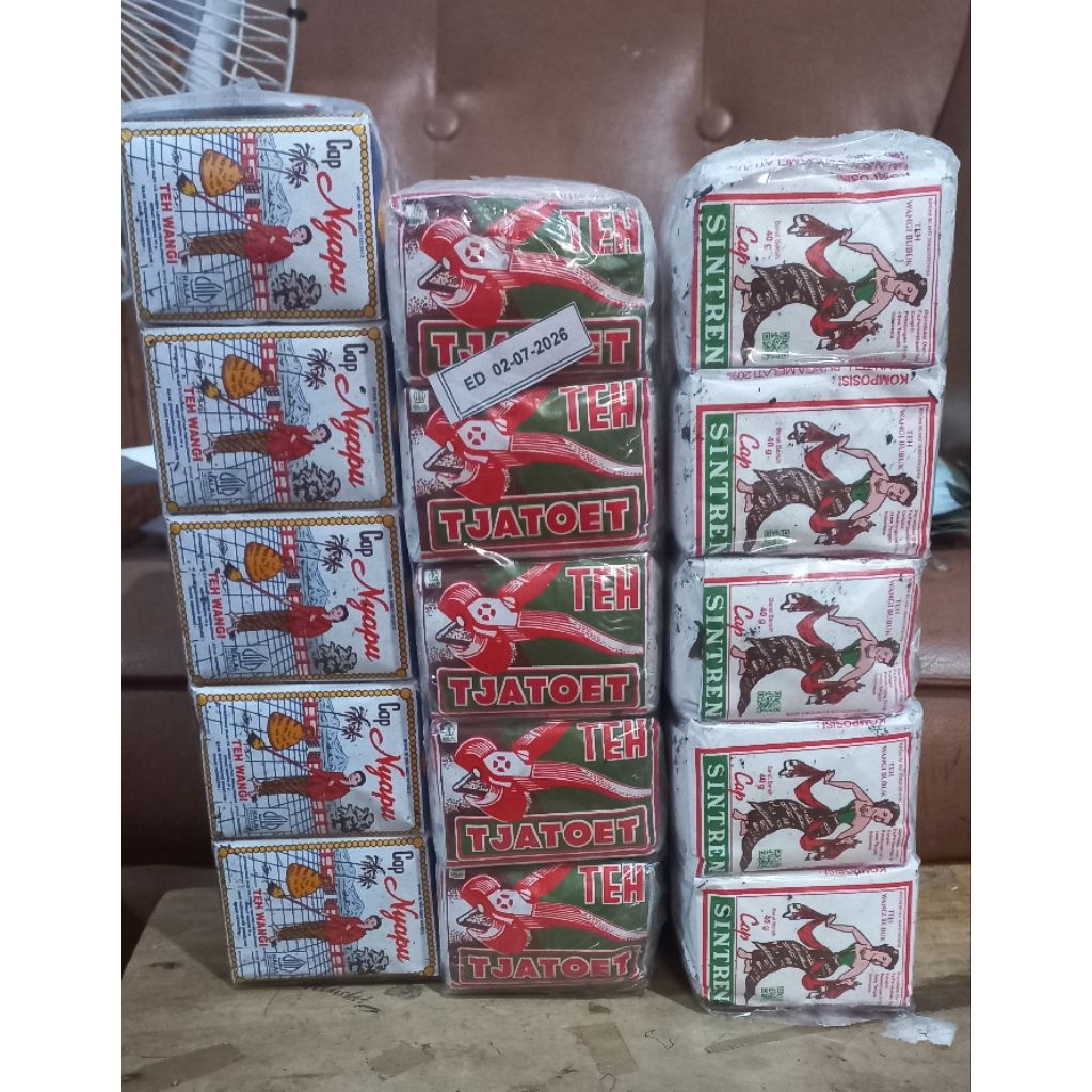 

3 pack teh nyapu, sintren, tjatoet