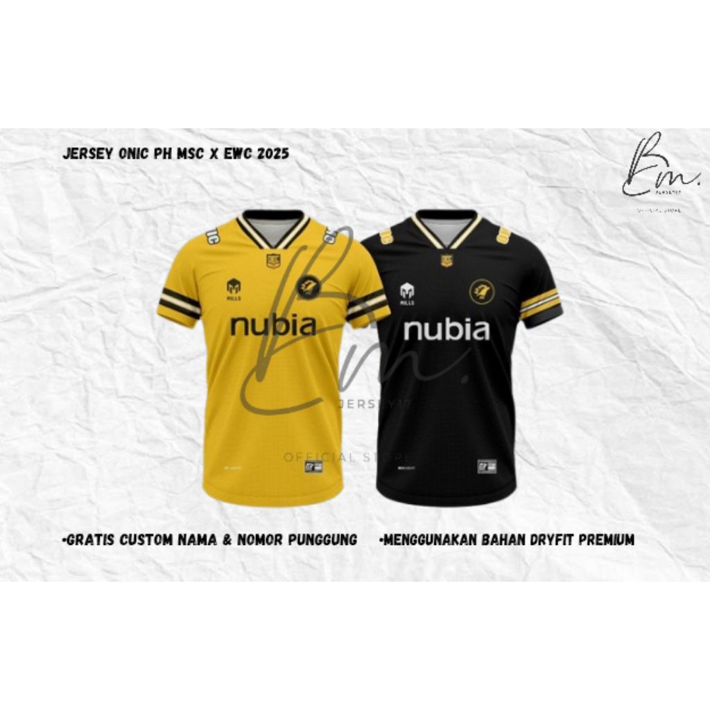 JERSEY GAMING ONIC PH MSC 2025 FULL PRINTING