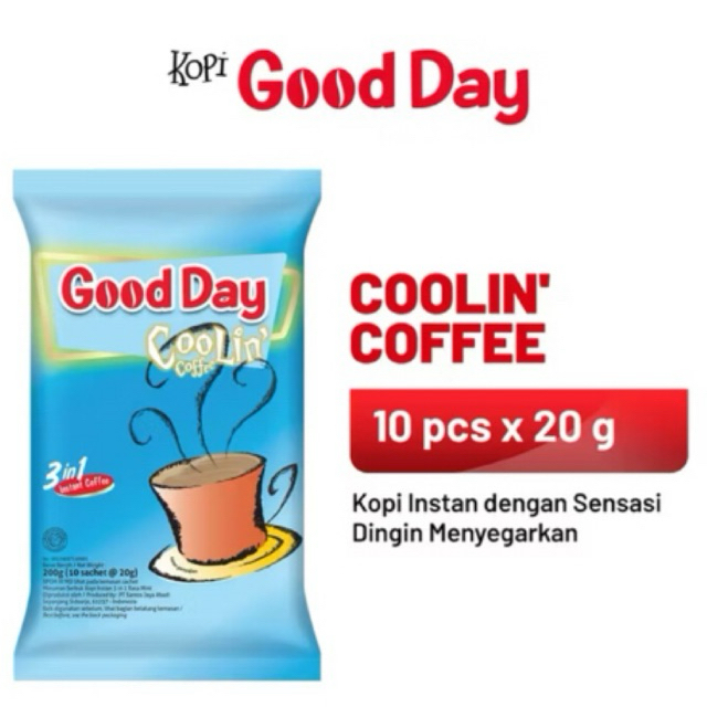 

GOOD DAY Coolin 1 Pack (10 x 20 gr)