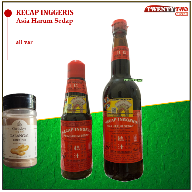 

[6 X]Kecap Inggris Asia Harum Sedap 320ml 620ml