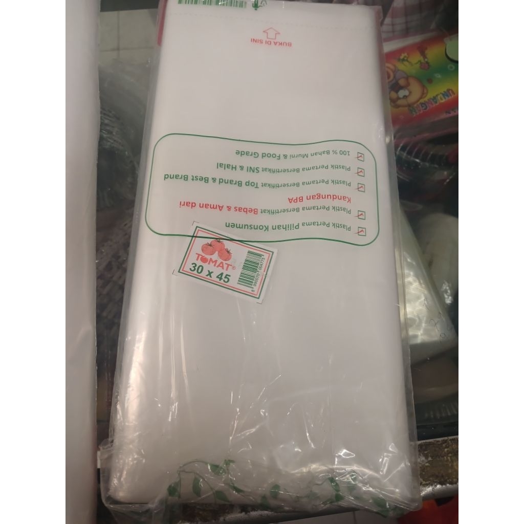 Plastik PE Tomat / Plastik Katong Bening Tomat Besar