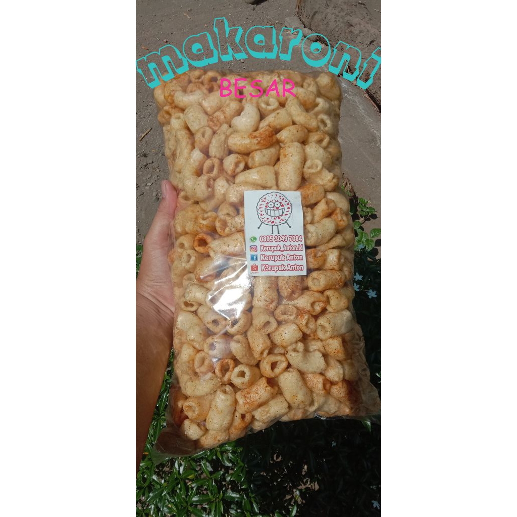 

MAKRONI BESAR TERMURAH 500 GRAM PEDAS