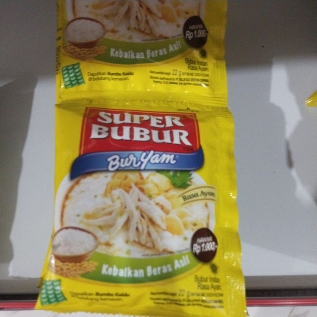 

Super Bubur Buryam Ayam 22 Gr 1.000 an