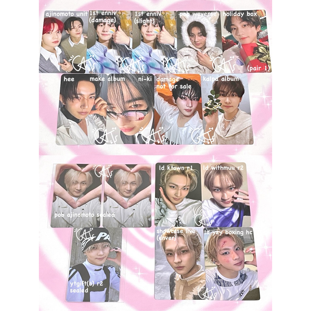 ENHYPEN JUNGWON HEESEUNG JAY NI-KI AJINOMOTO MAKE POB ENNIVERSARY HOLBOX HOLIDAY BOX KTOWN WITHMUU S