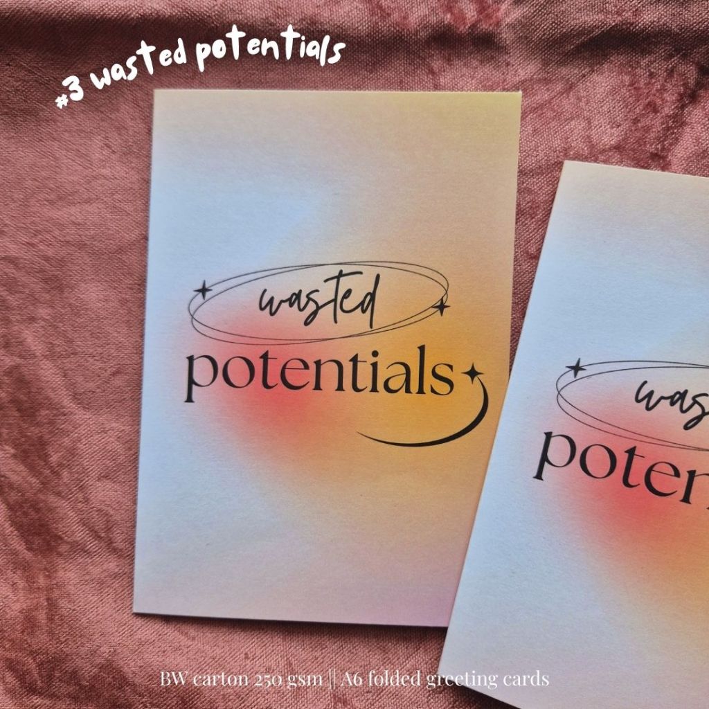 

Whimsicards Kartu Ucapan Resign #3 Wasted potentials - Farewell Resign Greetings Card