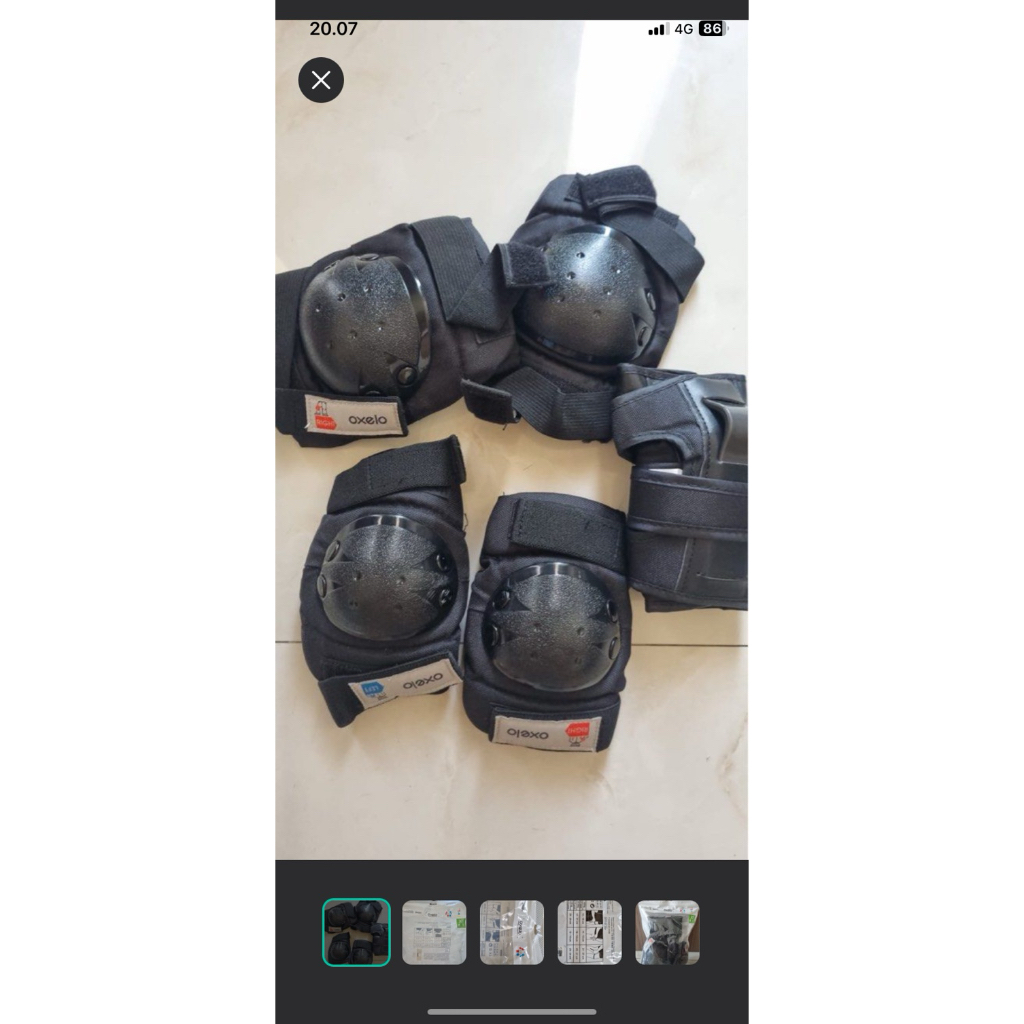 oxelo basic set 3 protector