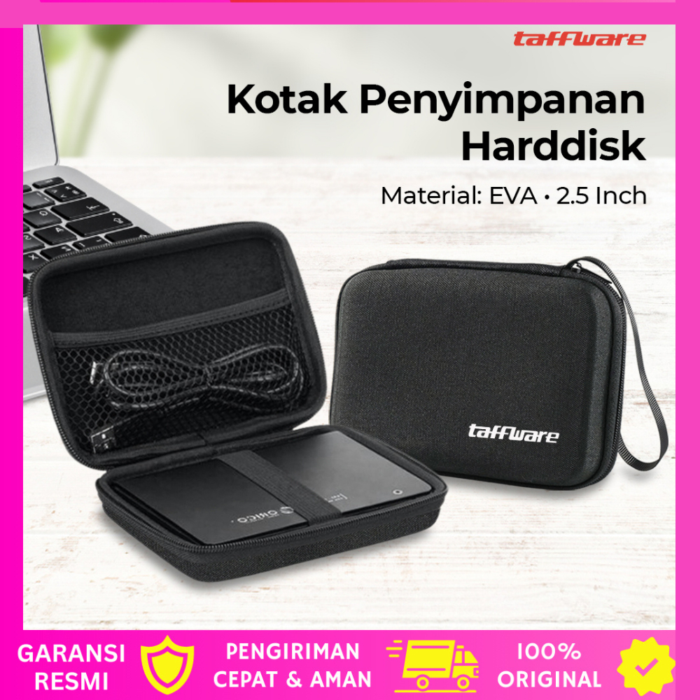 Dompet Hardisk Eksternal Kotak Penyimpanan Harddisk HDD Protective EVA Case 2.5 Inch Tas Hardisk