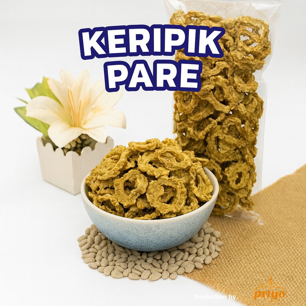 

Keripik Pare Crispy Original – Snack Sehat Renyah Gurih Khas Magelang | Priyo Snack Borobudur