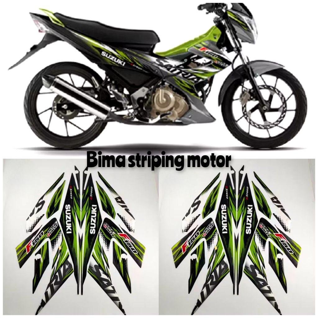 Stiker Striping List Body Full Set Motor Suzuki Satria fu 150 2013