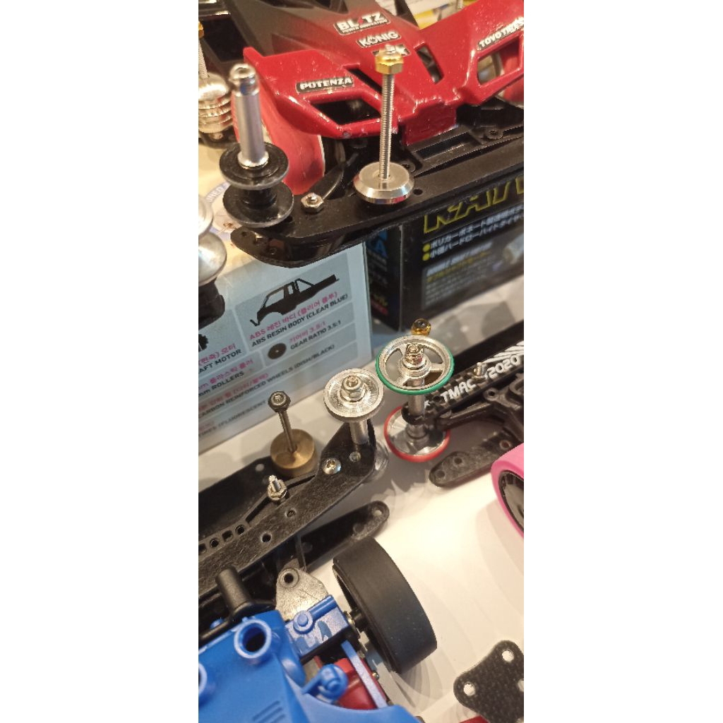 Tamiya Side Damper 50 MS Chassis Mad Laser Rayvolf Yellow