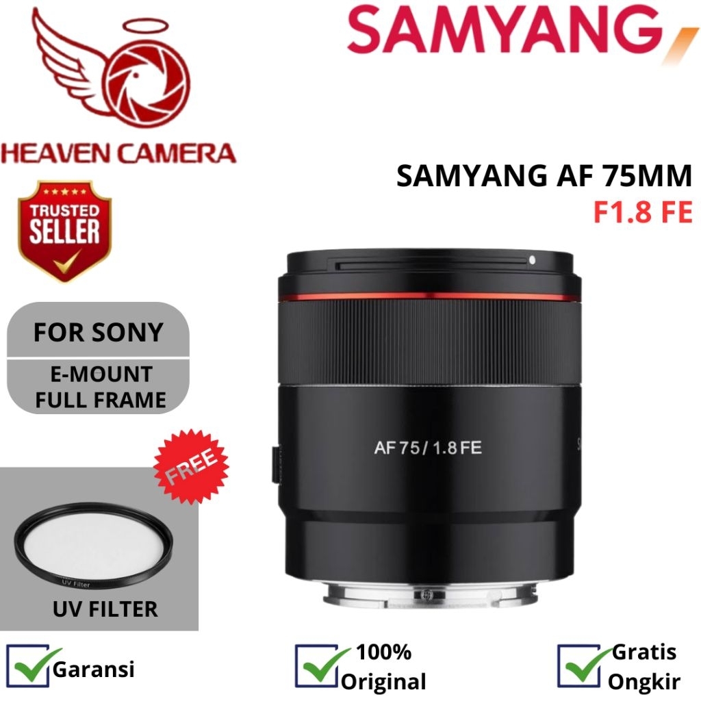 LENSA SAMYANG AF 75MM F1.8 FE / SAMYANG AF 75MM F1.8 FE