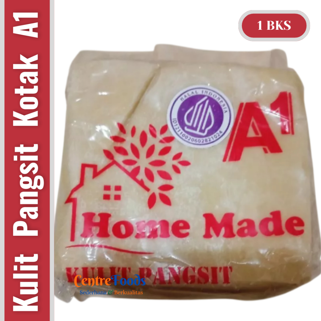 

Kulit Pangsit Kotak Special - Kulit Pangsit Homemade A1 | Isi 50 Lbr [ Harga Per BKS ]