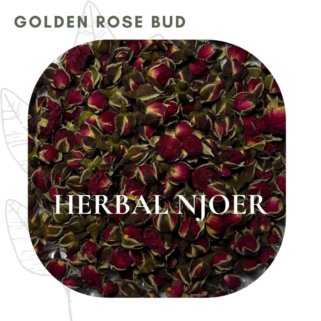 

Golden Edge Rose Bud Flower Tea / Teh Bunga Mawar Emas / Golden Rose Tea 10gr - 50gr