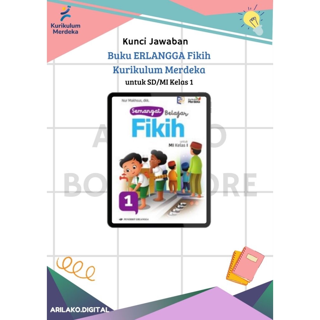 Kunci Jawaban Buku Erlangga Fikih SD/MI Kelas 1 2 3 4 5 6 Kurikulum Merdeka Erlangga