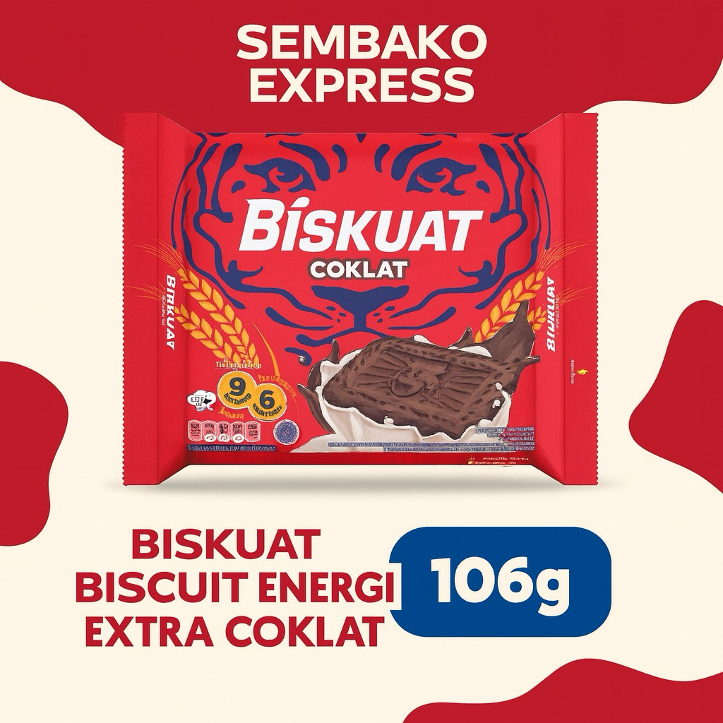 

Biskuat Energi Coklat Extra 106g – Biskuit Coklat Kaya Nutrisi