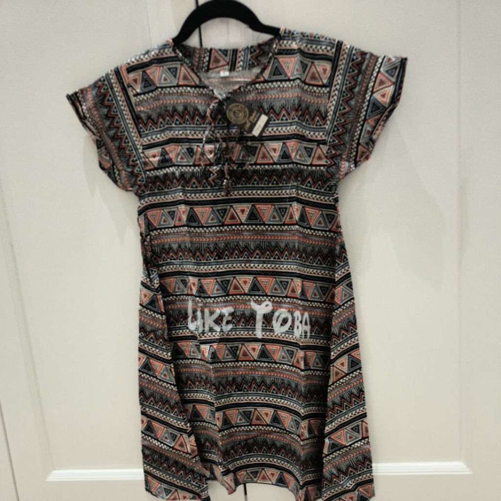 Dress Anak Batik Tribal Lake Toba Merk Eka Putri