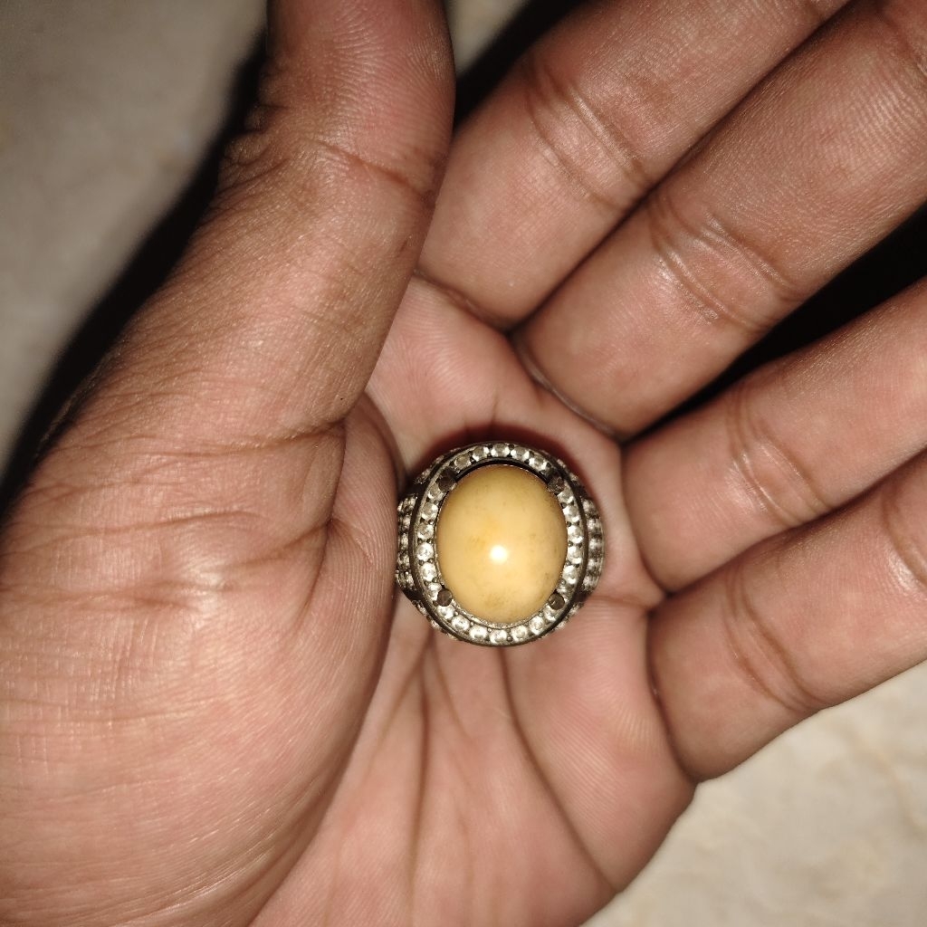 batu cincin kuno bkmbngjhr unik langka antik iketan perak