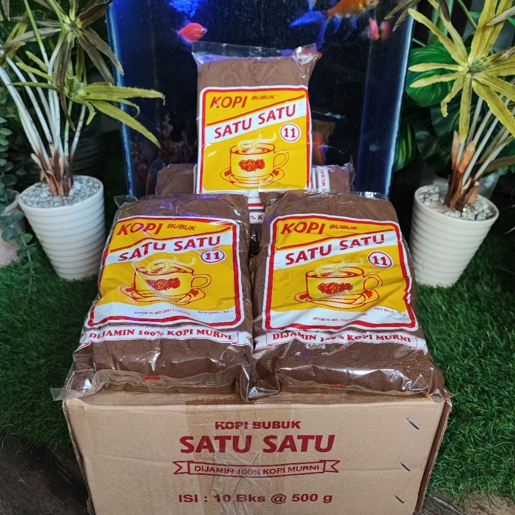 

JAMINAN ORIGINAL! 500gram Kopi bubuk satu satu Exp 26 kopinya para pekerja keras