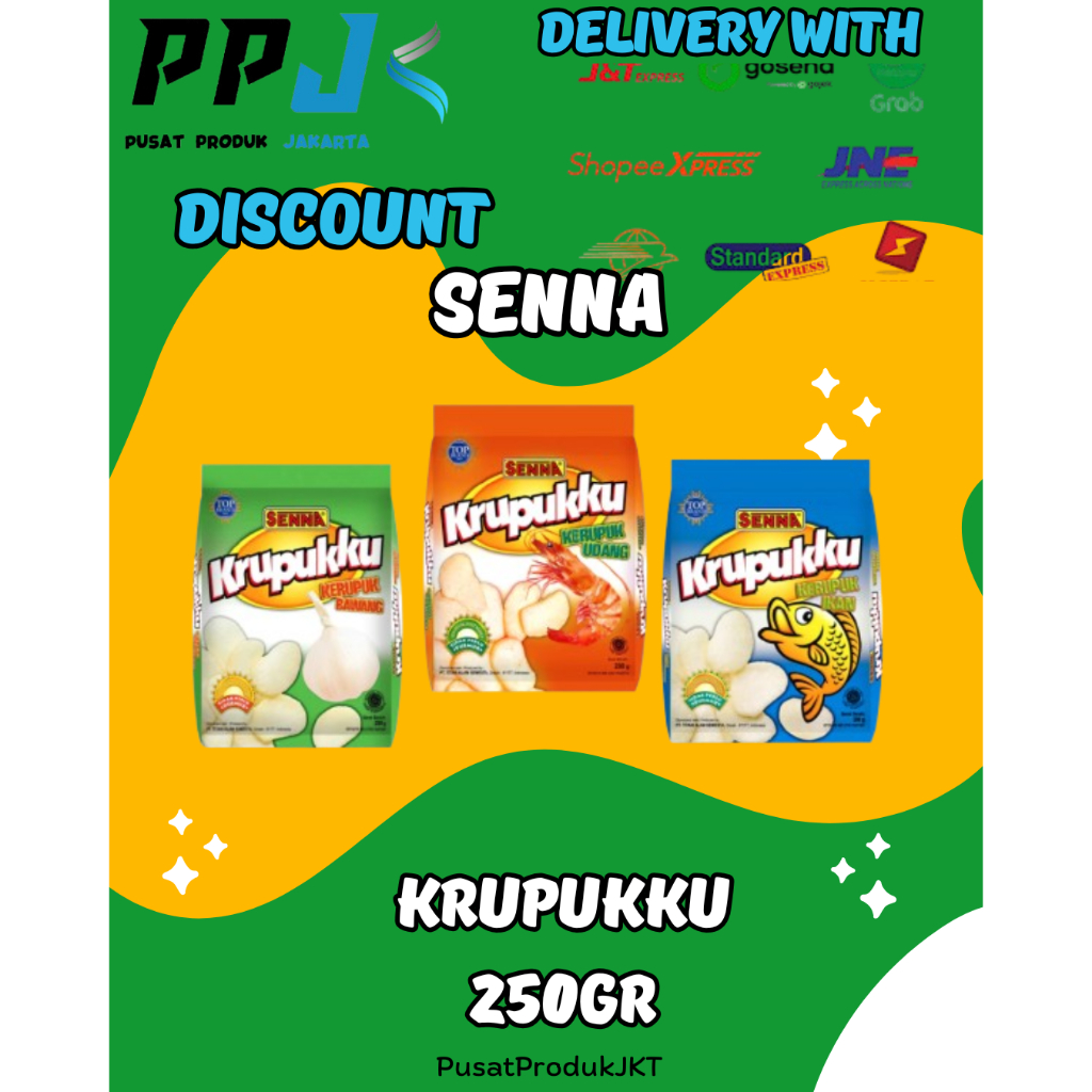 

Krupukku Senna 250gr Krupuk