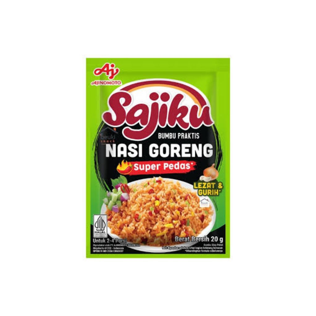 

Sajiku Bumbu Nasi Goreng Super Pedas 20 gram